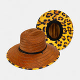 Leopardo Rush Straw Lifeguard Hat