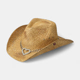 Heart Attack Straw Drifter Hat